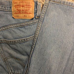 Levi's 505 Regular Fit Jeans, Light Wash